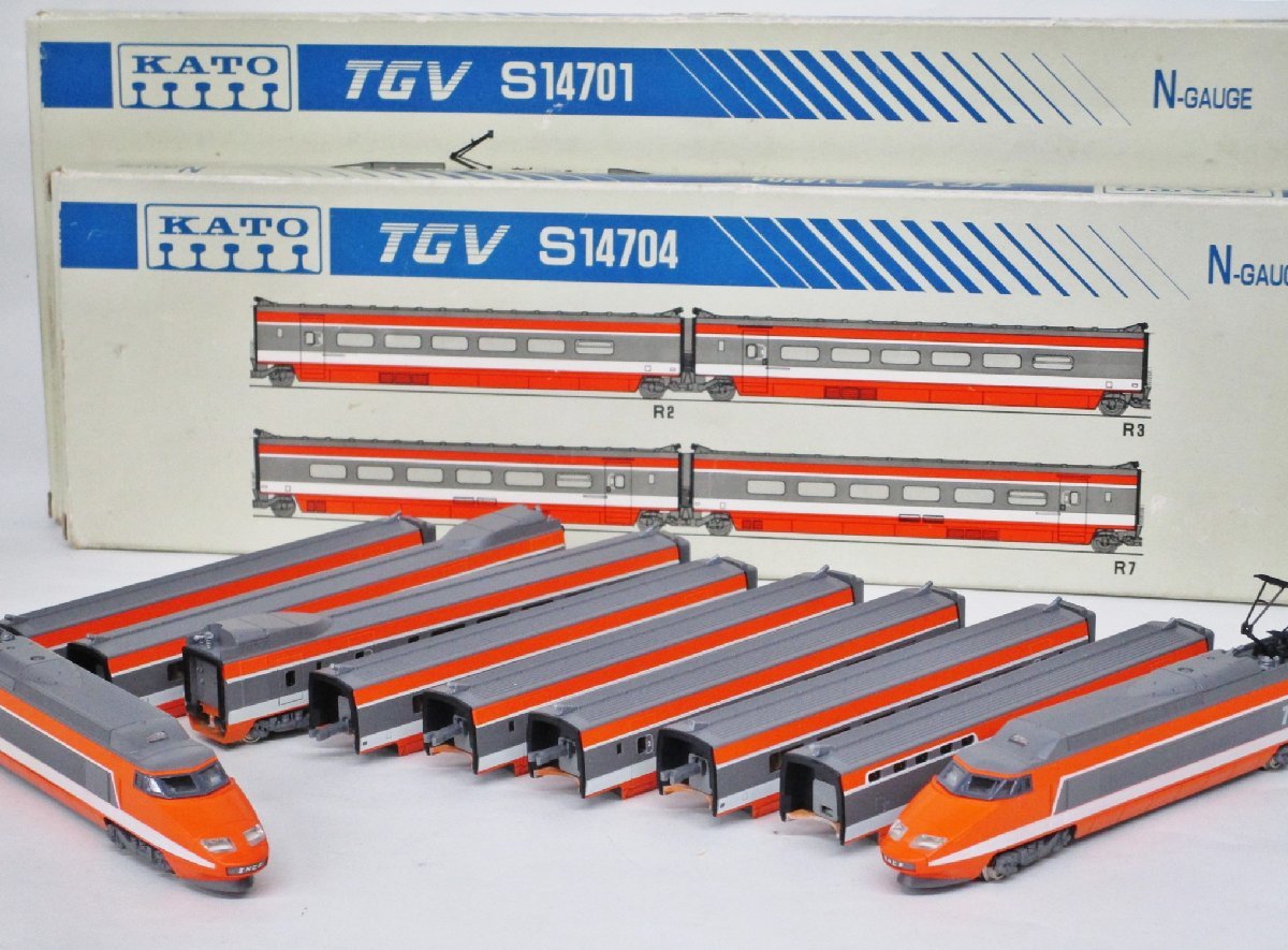 Yahoo!オークション - KATO S14701+S14704 フランス国鉄TGV 基本 Yahoo!オークション - KATO S14701+S14704 フランス国鉄TGV 基本