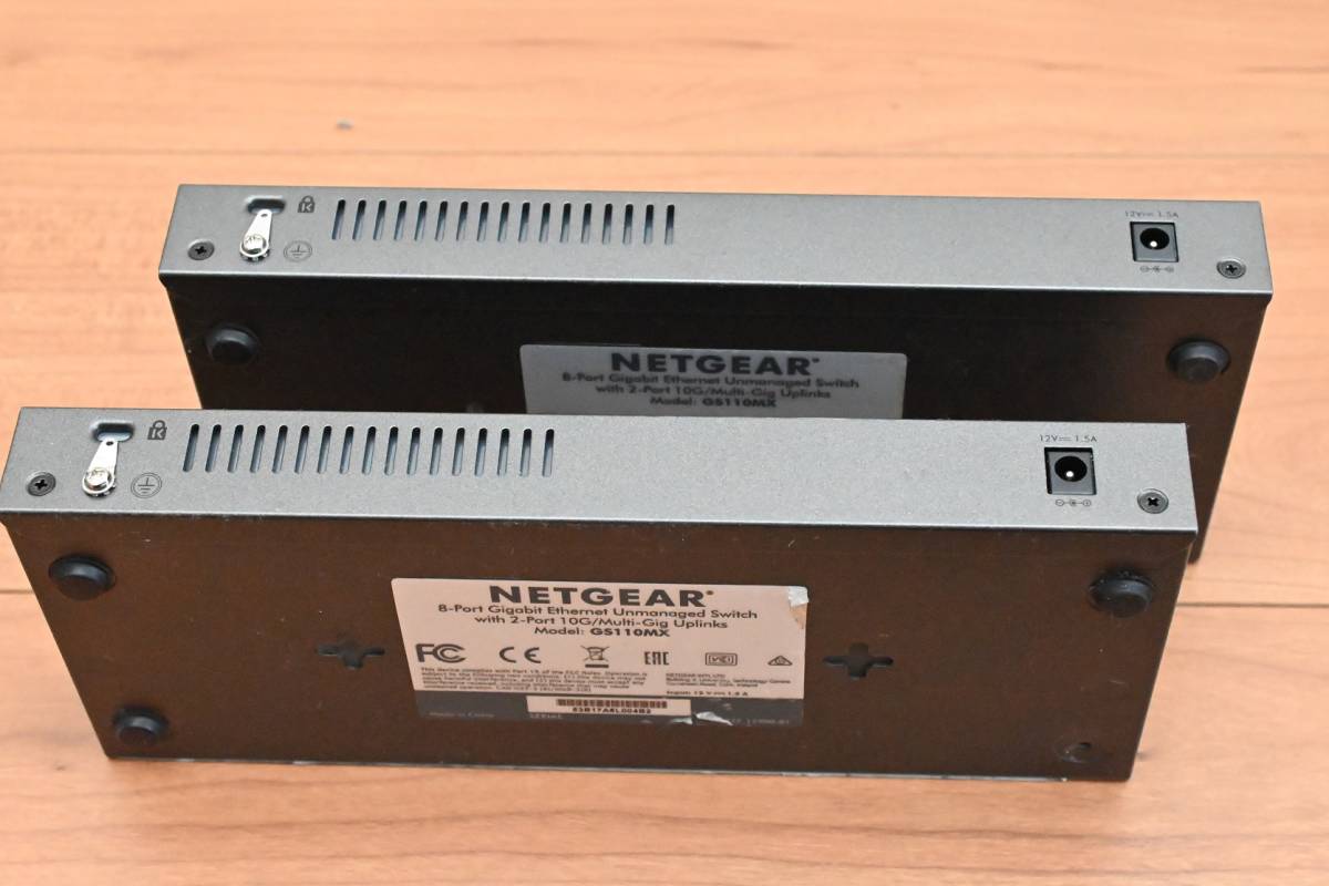 NETGEAR アンマネージ スイッチングハブ ギガ 10ポート GS110MX (10G