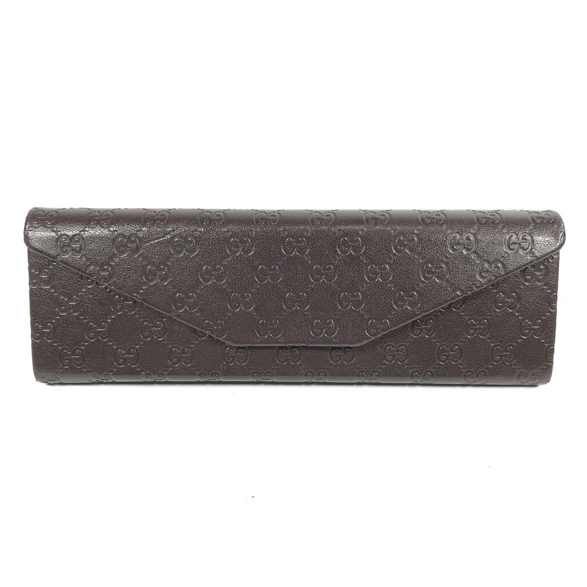 グッチ】本物 GUCCI サングラスケース GG柄 シマライン 眼鏡ケース