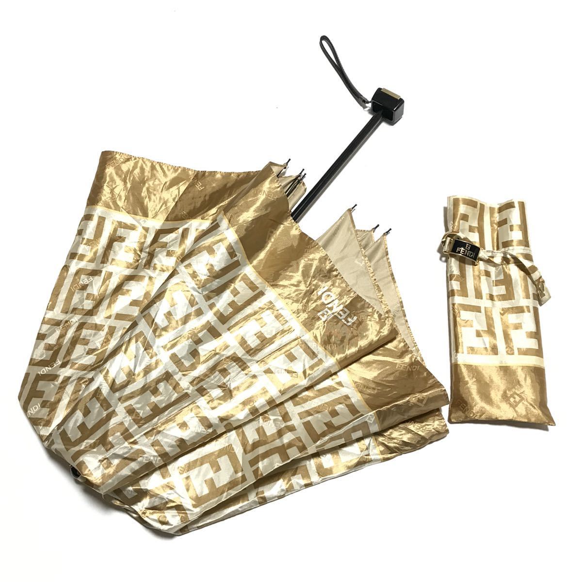 極美品 FENDI フェンディ ズッカ柄 折りたたみ傘 Yahoo!オークション - 【フェンディ】本物 FENDI 折り畳み傘