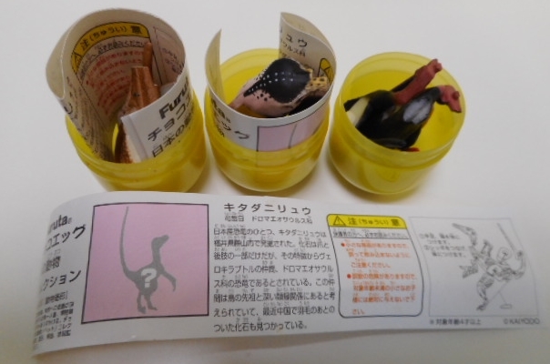 チョコエッグ日本の動物コレクション シークレット キタダニリュウ3種類