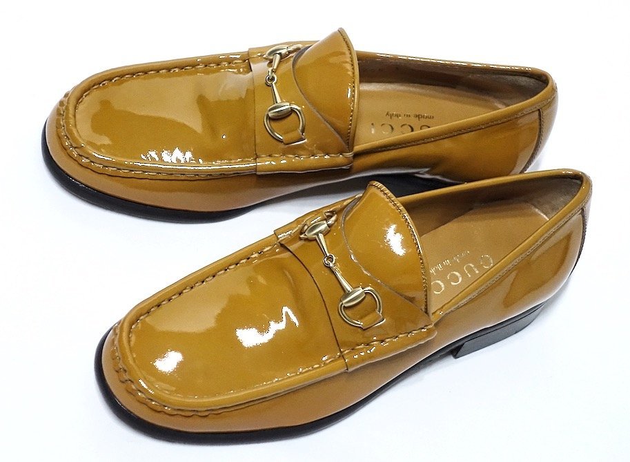 新品未使用 GUCCI グッチ ホースビット ローファー 100 0255 カーフ