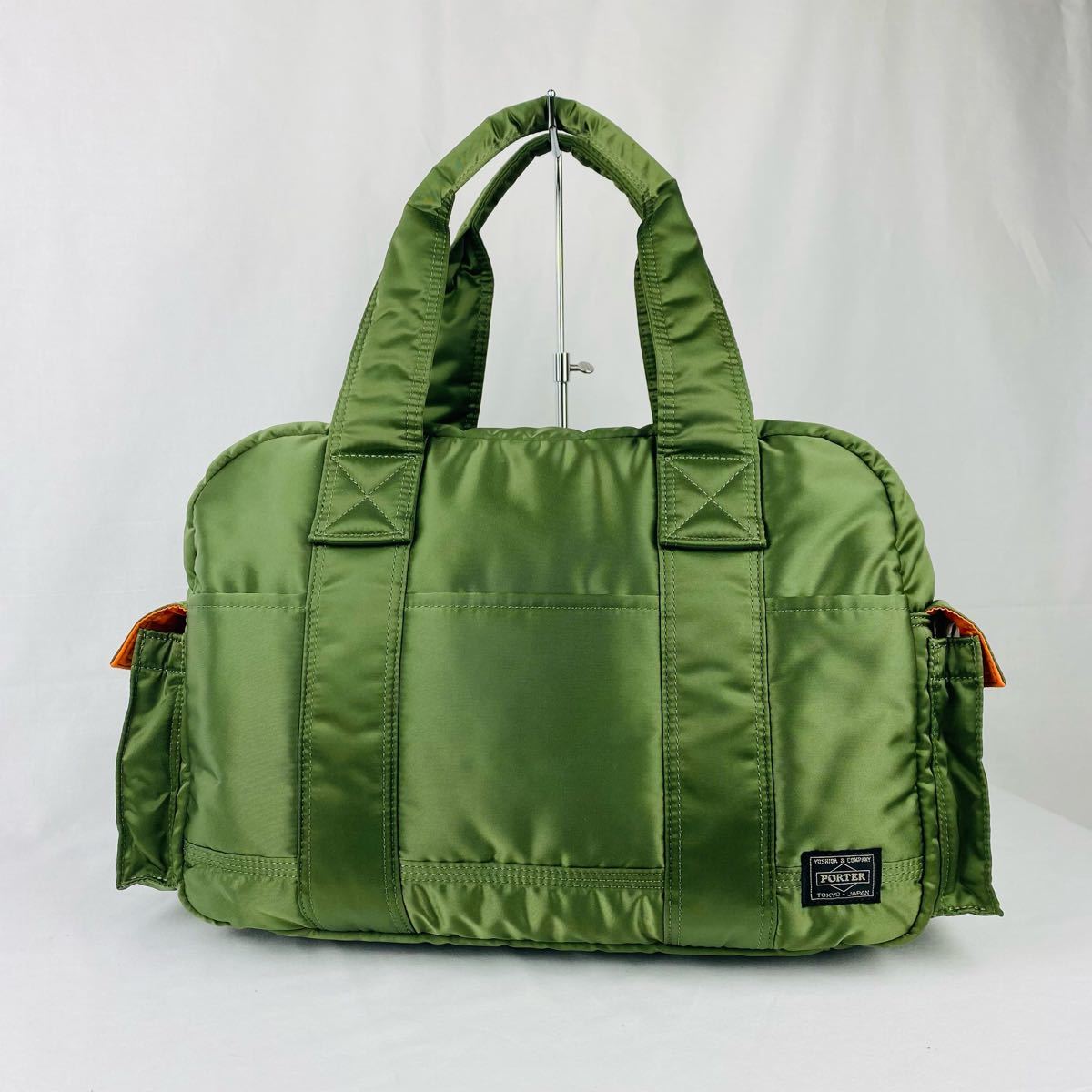 PORTER / TANKER DUFFLE BAGL /極美品/グリーン｜PayPayフリマ