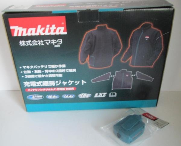 マキタ　暖房 ジャケット　Lサイズ　CJ202DZ +　USB付 ホルダ セット_画像1