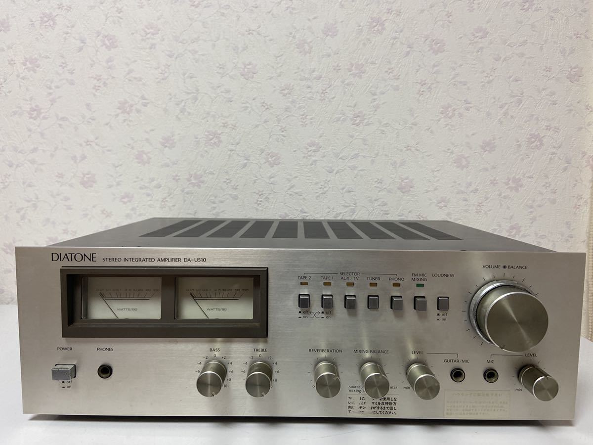 DIATONE ダイヤトーン STEREO AMPLIFIER ♪ DA-U510・ステレオ