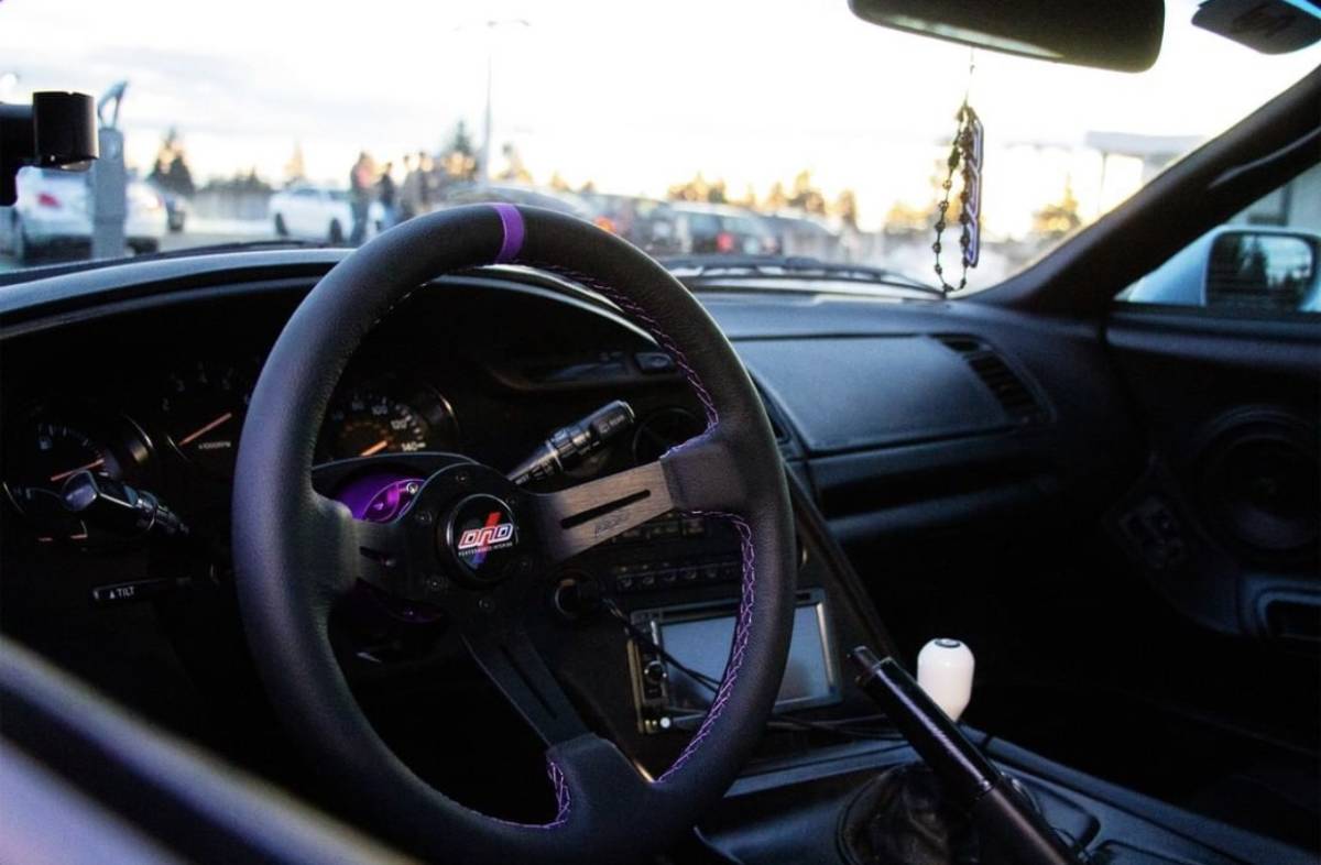DND Performance Interior Race レザー パープルステッチ ディープ