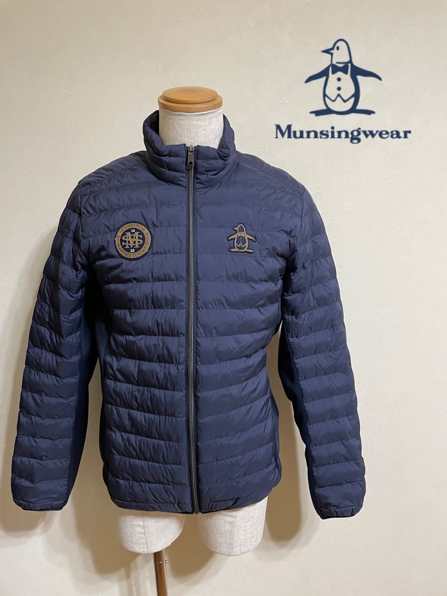 美品】 Munsingwear golf マンシングウェア ゴルフ 中わた 切替 美品】 Munsingwear golf マンシングウェア ゴルフ 中わた 切替