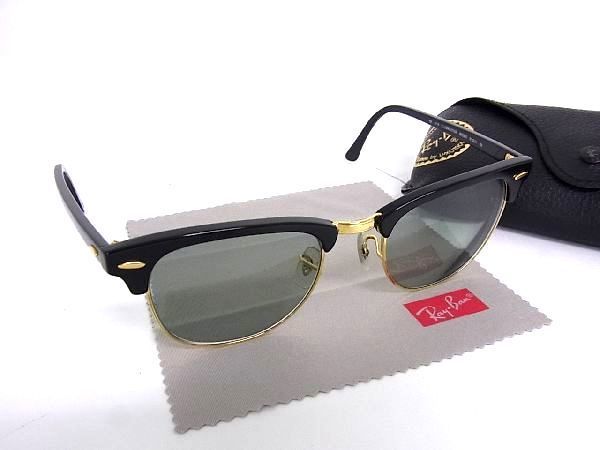 1円 □美品□ Ray-Ban レイバン RB 3016 クラブマスター 度入り