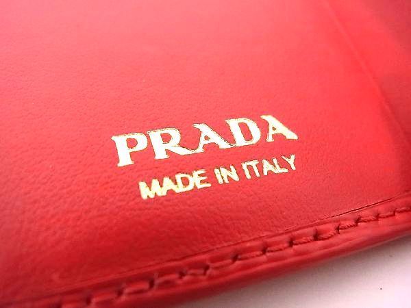 1円 □新品□未使用□ PRADA プラダ レザー ゴールド金具 6連 キー