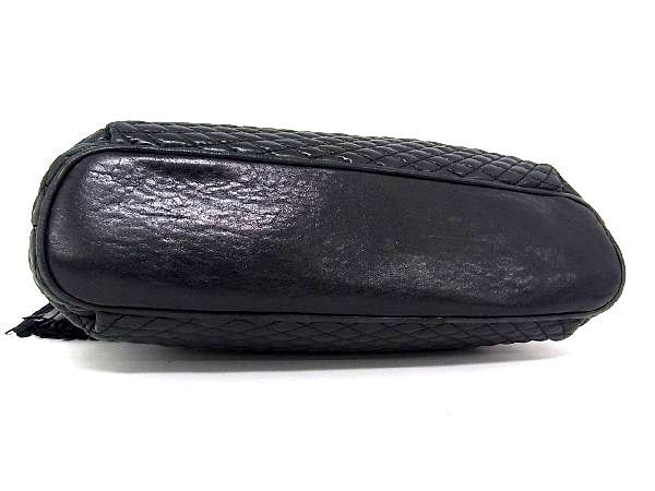 1円 BALLY バリー レザー キルティング チェーン タッセル G金具