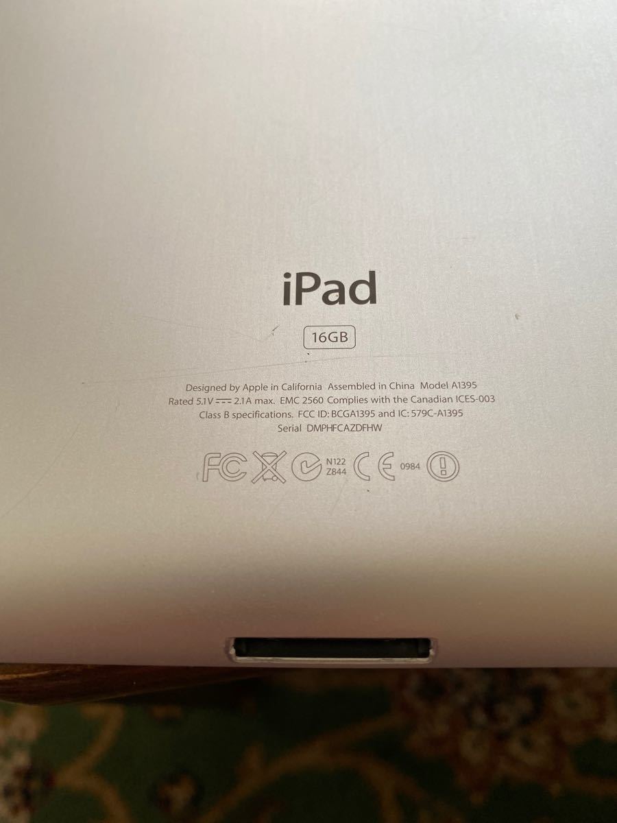 ジャンク品　iPad2台 壊れてます。Wi-Fi  Apple 