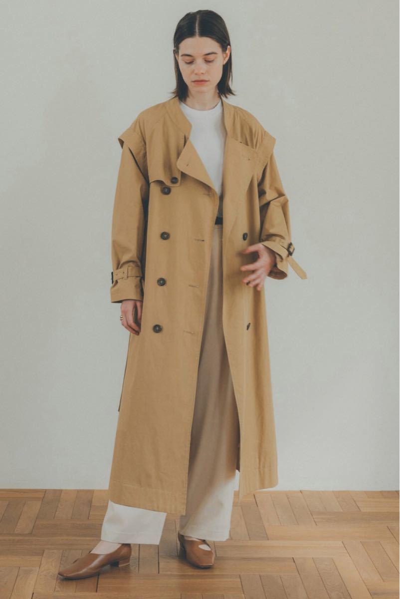 2WAY SQUARE SLEEVE TRENCH COAT 完売品（¥43,500） loreto.gob.mx