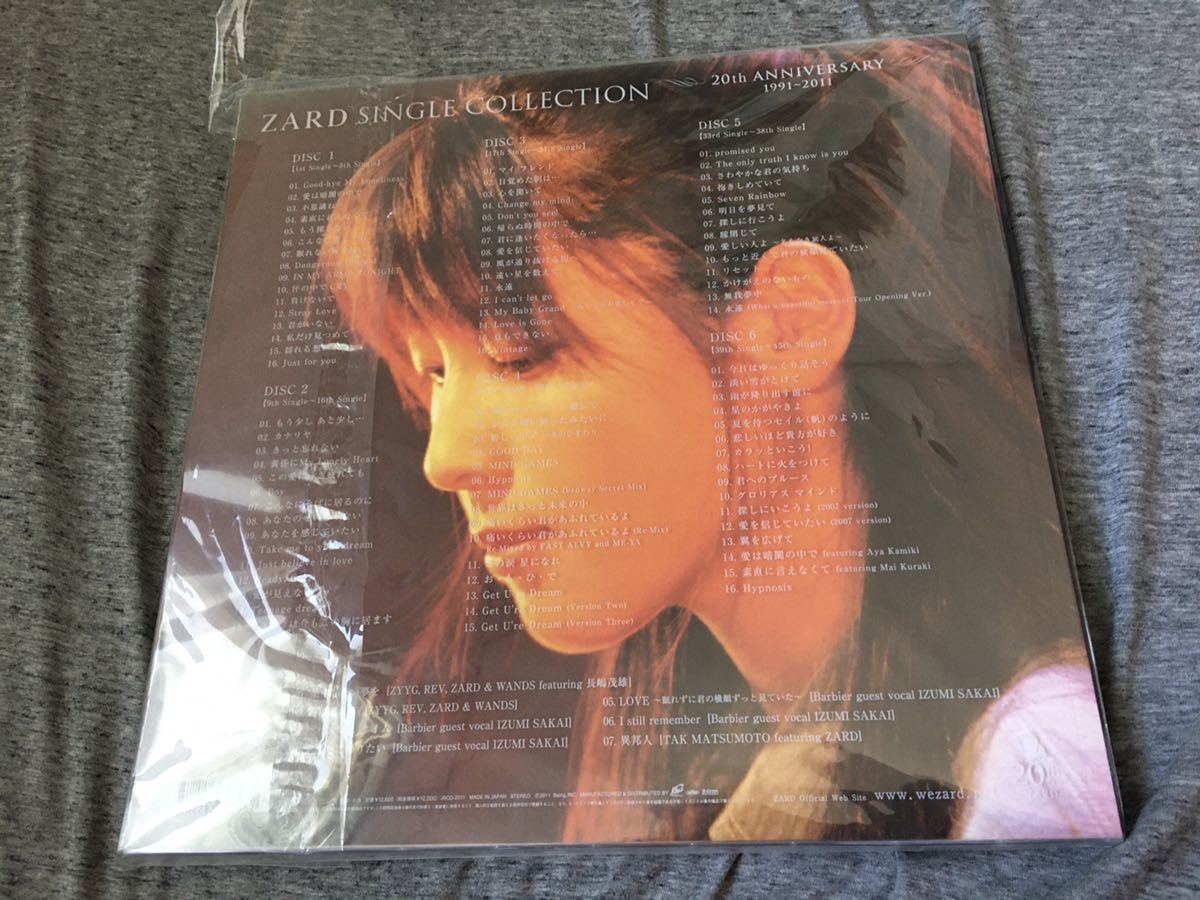 ◆ZARD SINGLE COLLECTION ~20th ANNIVERSARY~ 坂井泉水