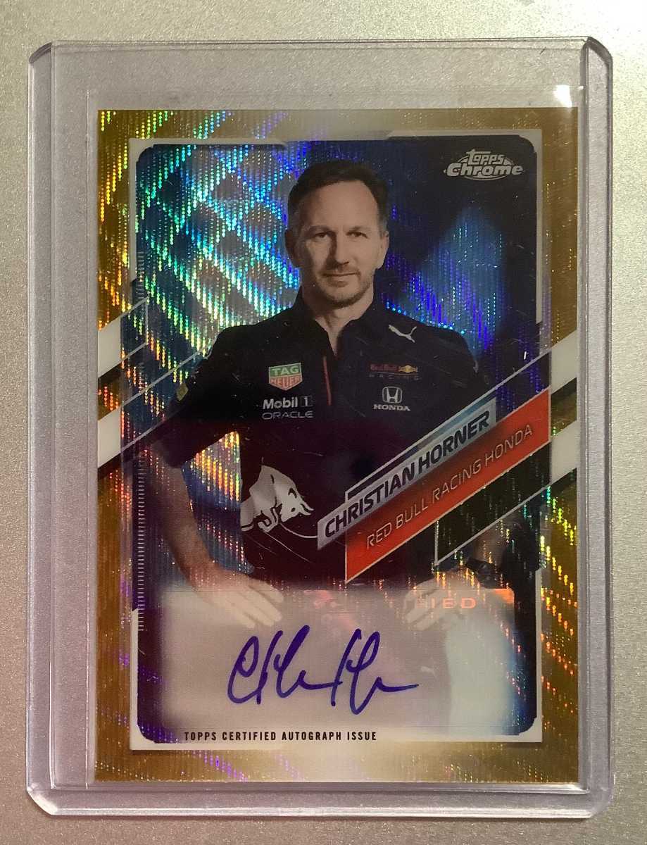 2021 Topps Chrome Formula 1 Racing Christian Horner - Red Bull