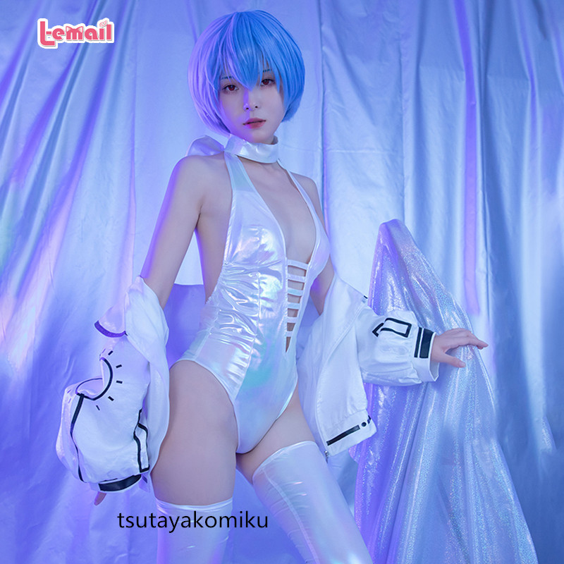  high quality new work Neon Genesis Evangelion Ayanami Rei Leotard costume play clothes manner shoes . wig optional 