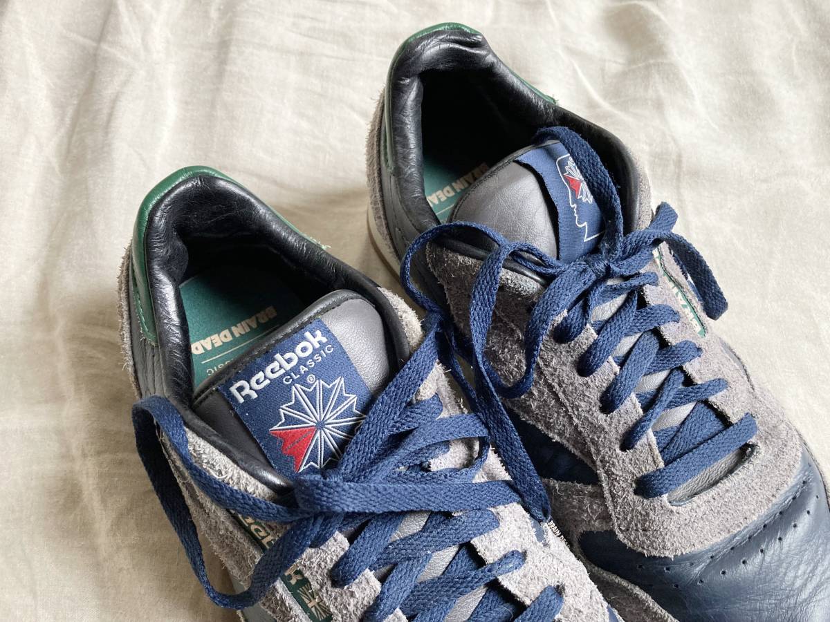 トリプルコラボ REEBOK × BEAMS × BRAIN DEAD リーボック ビームス ブレインデッド クラシック レザー スニーカー 28.5㎝ US10.5 ◇3