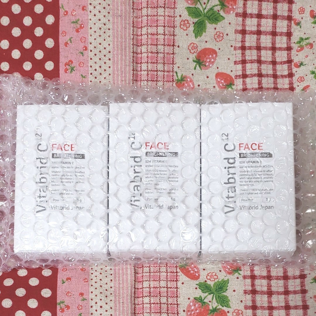 新品 ビタブリッドC フェイスブライトニング 美容パウダー 3g 3箱