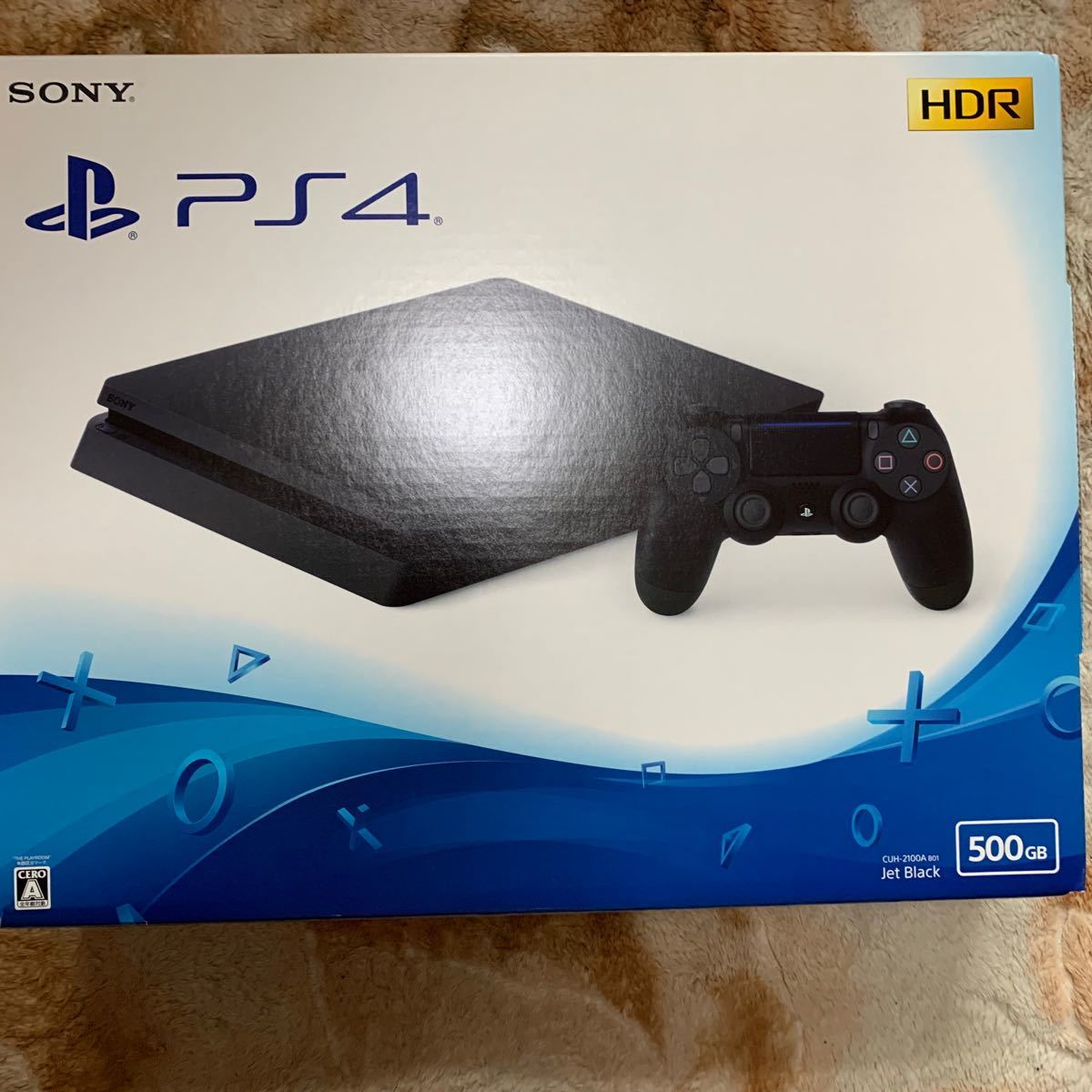 PS4 CUH-2100A B01 500GB 初期化済 コントローラーに使用感有 本体は