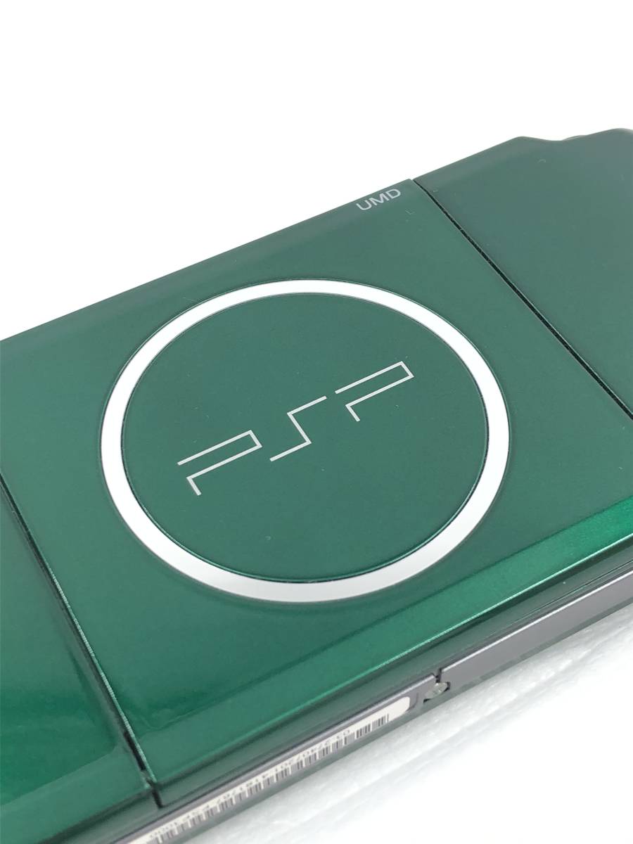 極美品】 PSP‐3000 スピリティッド・グリーン (PSP-3000SG) 画面傷なし