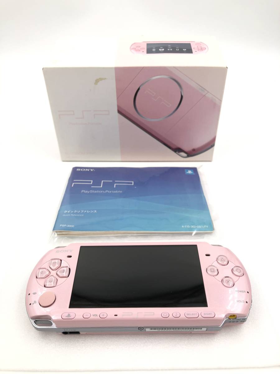 極美品】 PSP‐3000 ブロッサムピンク (PSP-3000BP) 動作保証あり