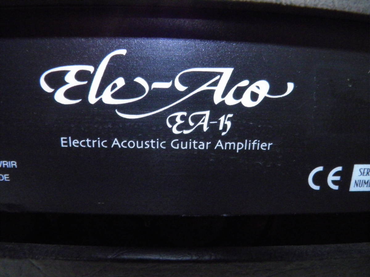 【中古品】Ele-Aco EA-15A アコースティックギターアンプ_画像8