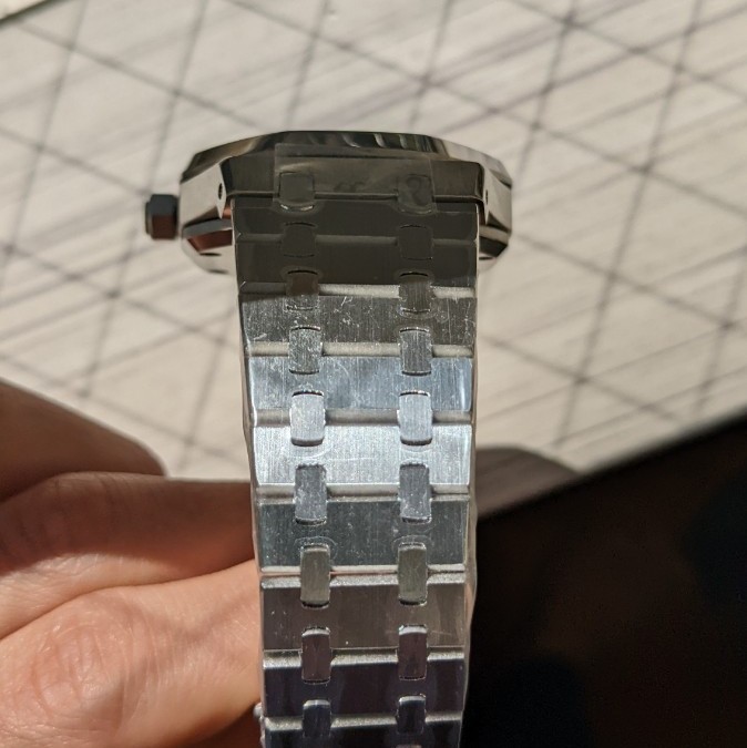 SEIKO MOD NH35自動巻きデイト付 ロイヤルオーク仕様