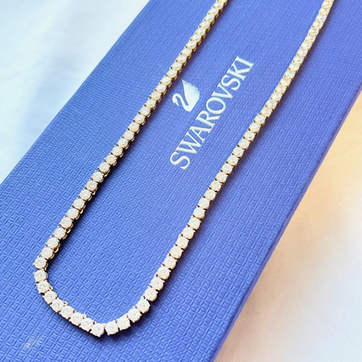 SWAROVSKI Tennis Deluxe ネックレス テニス-