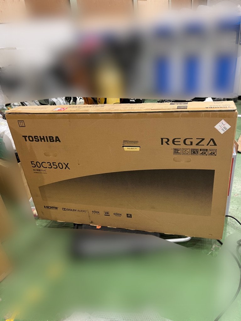 ◇新品/未開封品【KA226/32551】TOSHIBA 東芝 REGZA 50C350X 4K 液晶