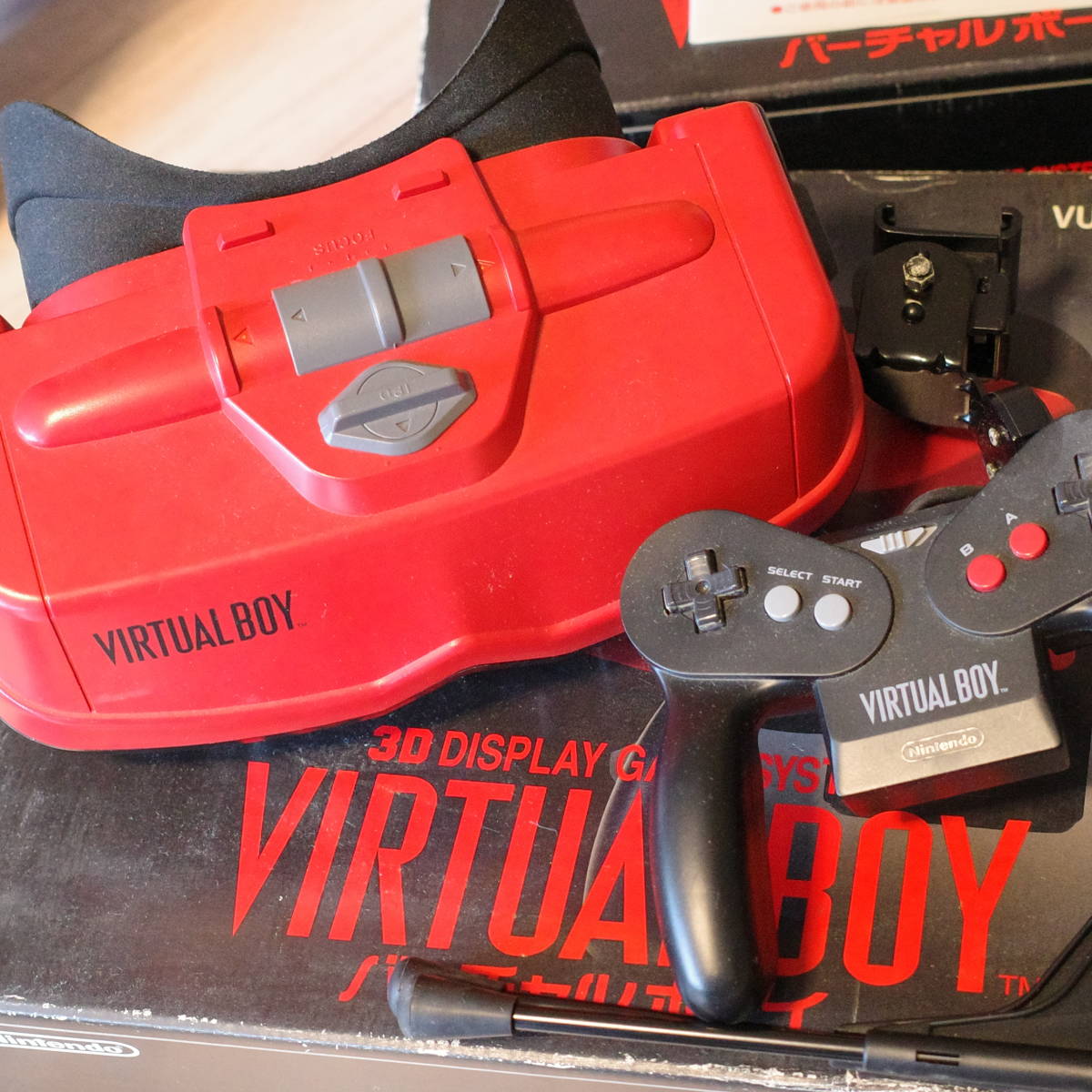 任天堂 バーチャルボーイ VIRTUALBOY 動作確認済み ゲーム7本付属