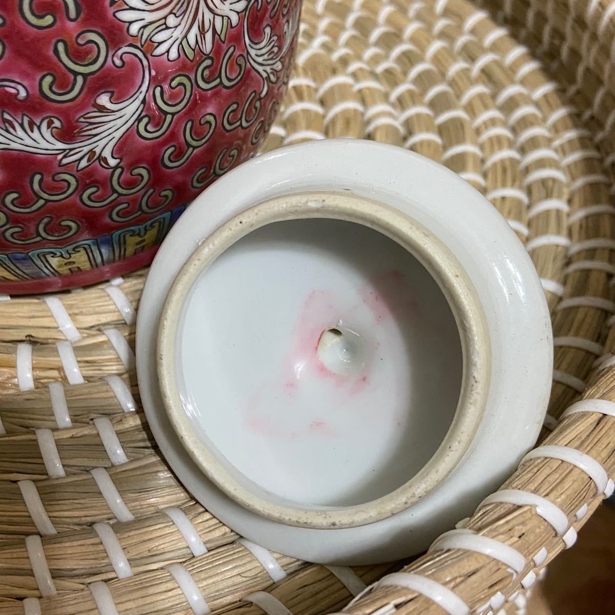 景徳鎮 ティーポット 急須 中国 茶器 デッドストック シノワズリ 景徳鎮 ティーポット 急須 中国 茶器 デッドストック シノワズリ