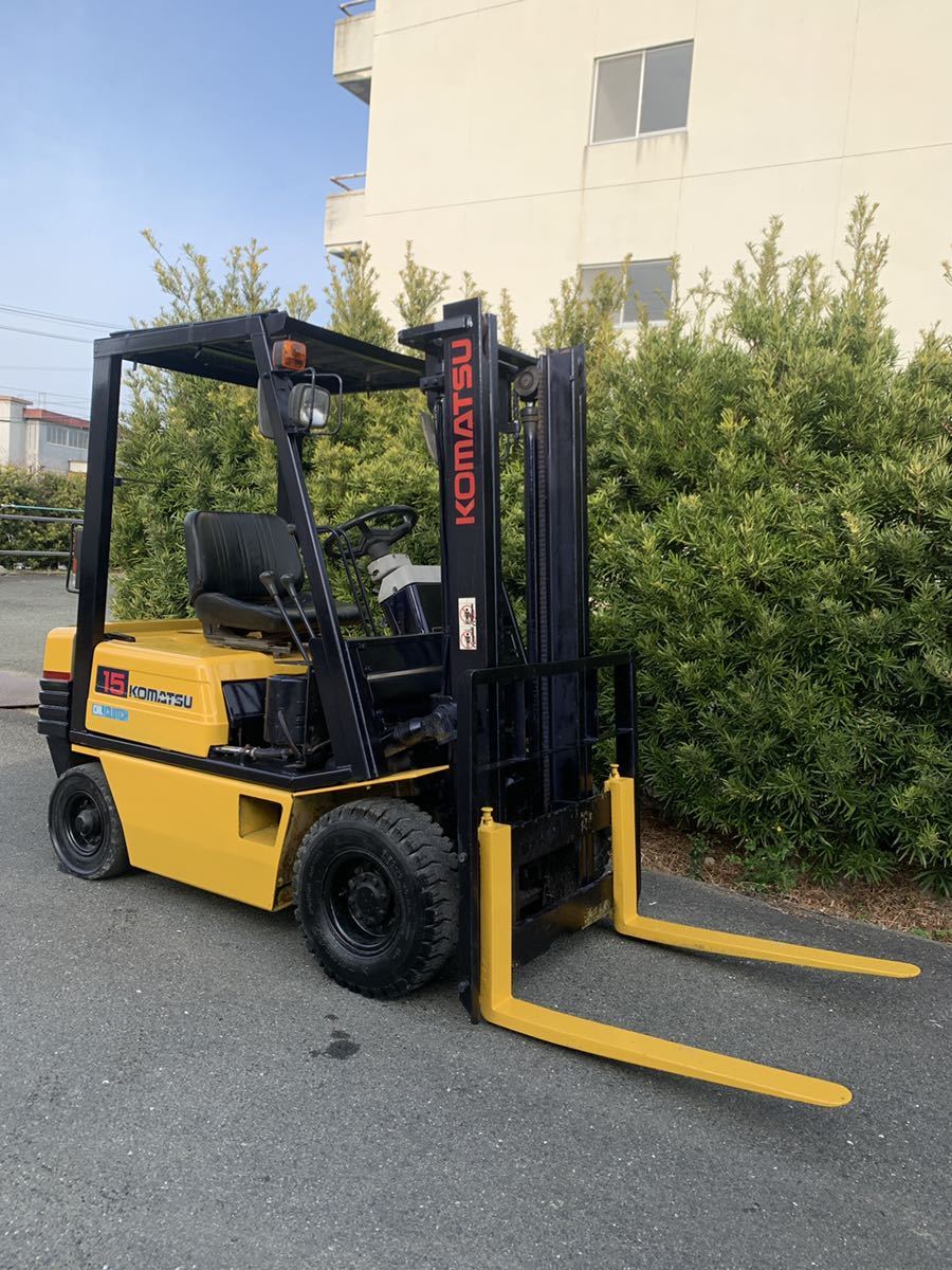 フォークリフト、コマツフォークリフト、KOMATSU、FG15D-15 フォークリフト、コマツフォークリフト、KOMATSU、FG15D-15