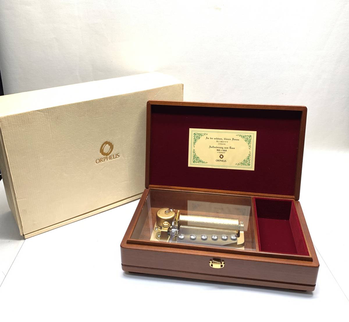 ジャンク扱 超美品 SANKYO ORPHEUS オルフェウス オルゴール DX123-NAA