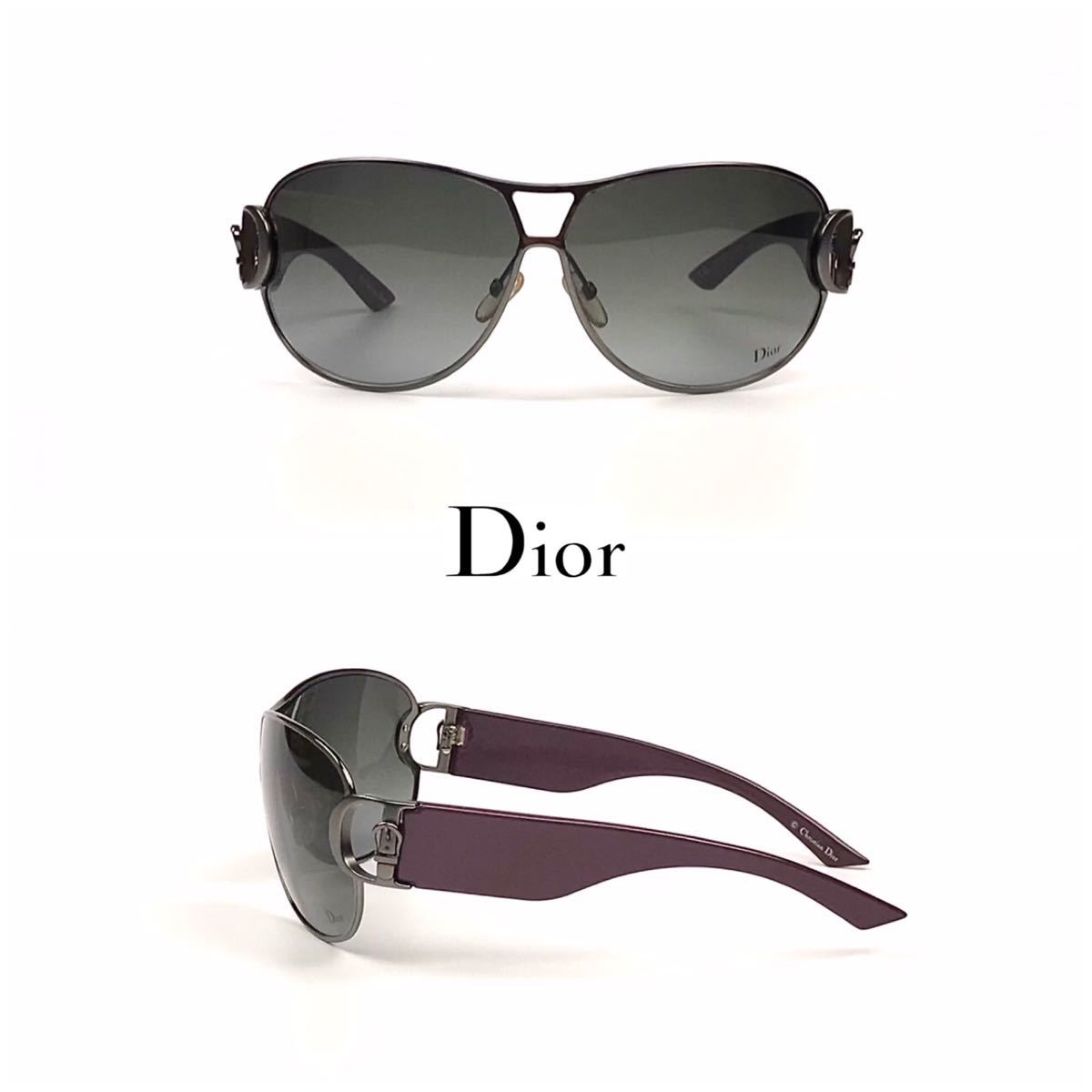 Christian Diorほぼ未使用やや傷あり☆ディオールコンビフレーム（メタル＆セル）サングラス DIOR BUCKLE 2