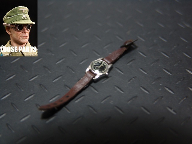 [ DAK/I ]1/6 doll parts :DID made WWII Germany Africa army . wristwatch 