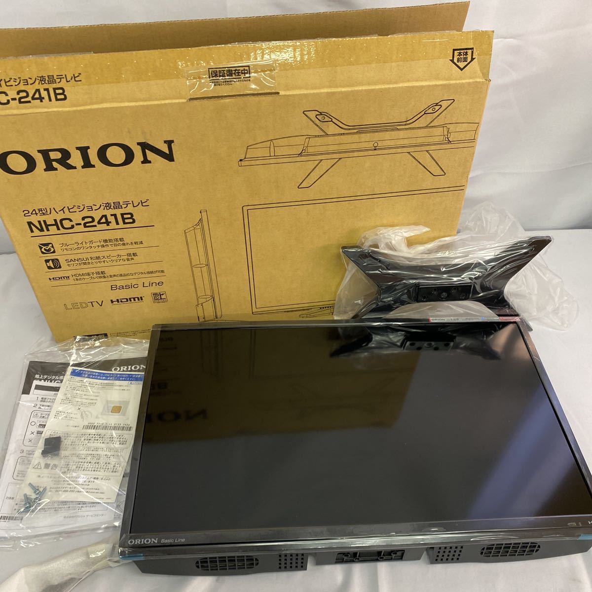◇未使用 ORION/オリオン 24V型 液晶テレビ NHC-241B 2017年製 r-76 