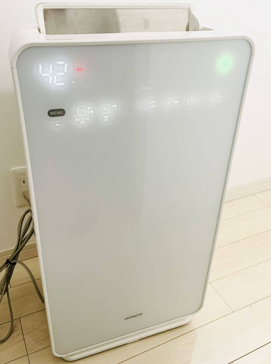 外装綺麗】HITACHI 日立 加湿空気清浄機 EP-MVG500KS(W) | laninternet