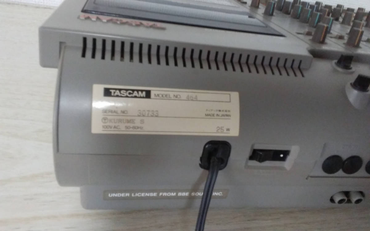 TASCAM PORTASTUDIO 464 アナログマルチトラックレコーダー ジャンク TASCAM PORTASTUDIO 464 アナログマルチトラックレコーダー ジャンク