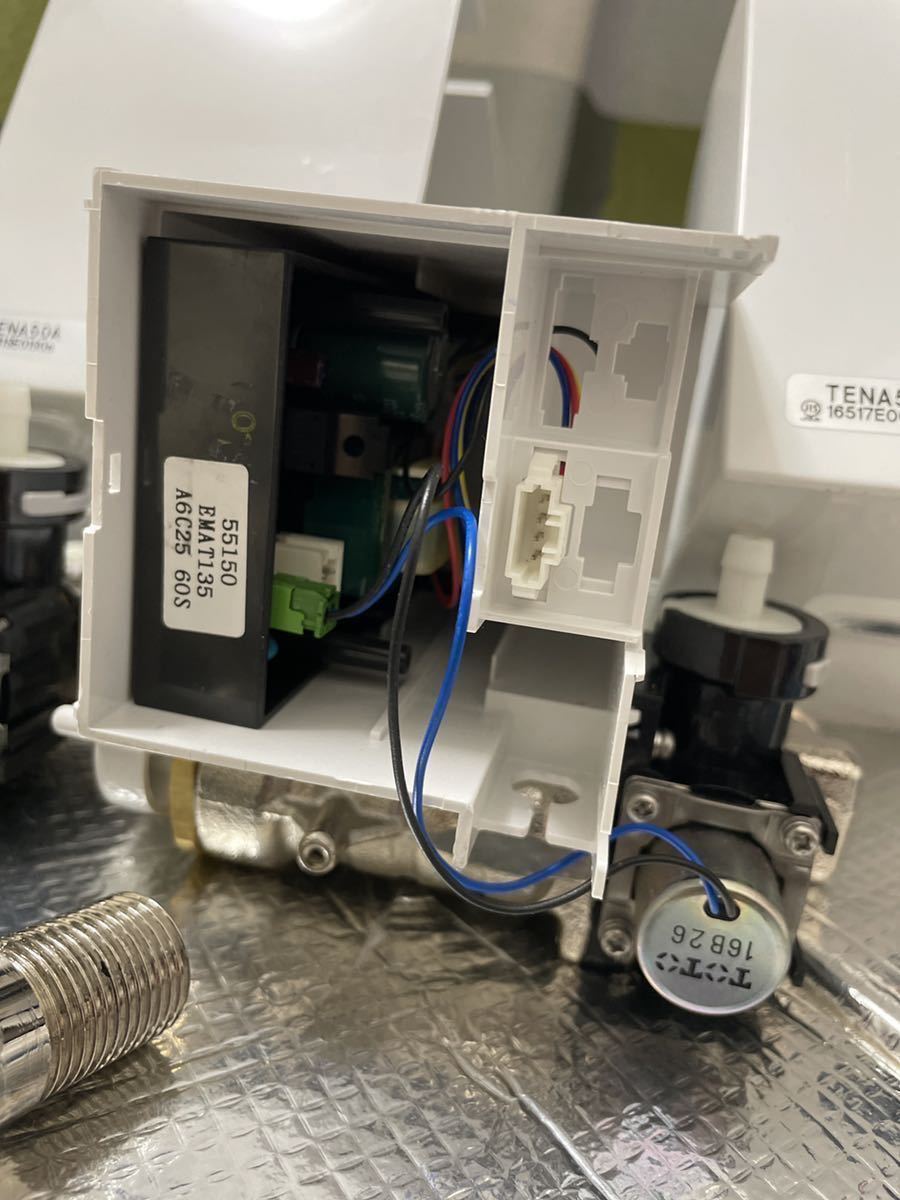 TOTO 台付自動水栓 TENA50A 電気温水器用 サーモ 100V 2個
