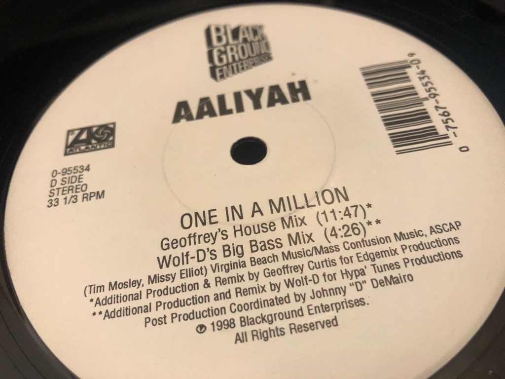 12”x2★Aaliyah / The One I Gave My Heart To / One In A Million (Dance Mixes) / R&Bハウス・ミックス！_画像6