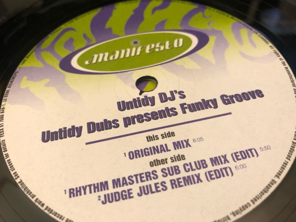 12”★Untidy DJ's / Untidy Dubs Presents Funky Groove / Rhythm Masters / ファンキー・ハウス！_画像4