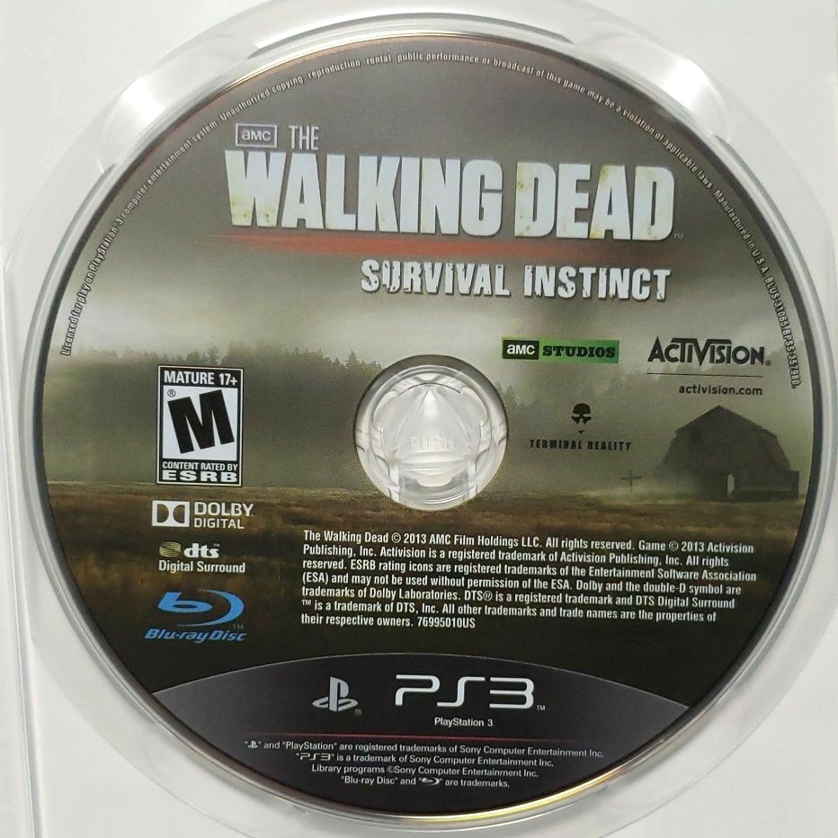 PS3　THE WALKING DEAD SURVIVAL INSTINCT　北米版