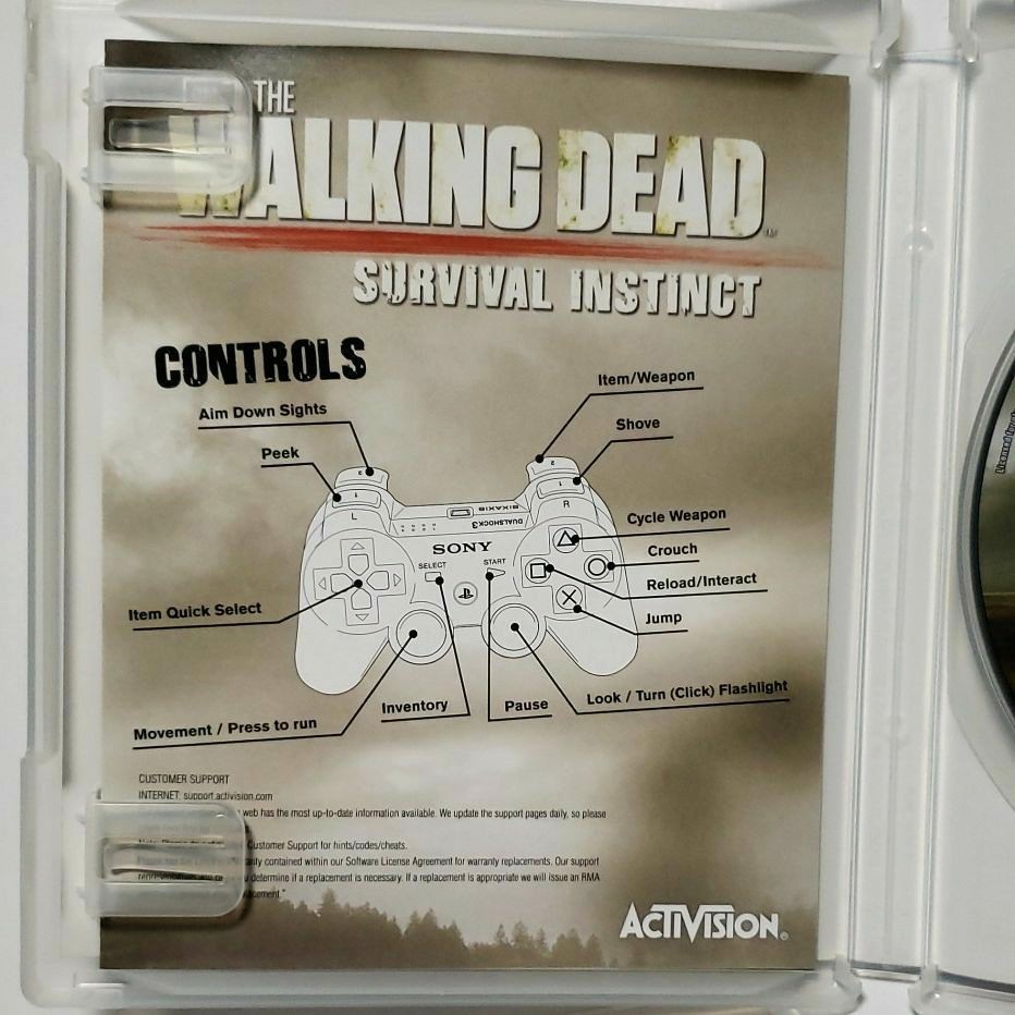 PS3　THE WALKING DEAD SURVIVAL INSTINCT　北米版