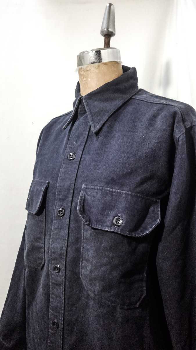 Vintage Wool rich heavy weight chamois shirts 70s ウールリッチ ヘビーウエイト シャモアクロス フランネル ロング シャツ ビンテージ_画像1