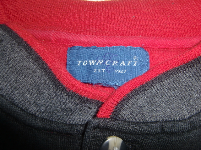 送料無料 80's TownCraft JC Penney ペニー VINTAGE 青タグ ヘンリーネック スウェット タウンクラフト 80年代 トレーナー ンテージ 旧タグ_画像7