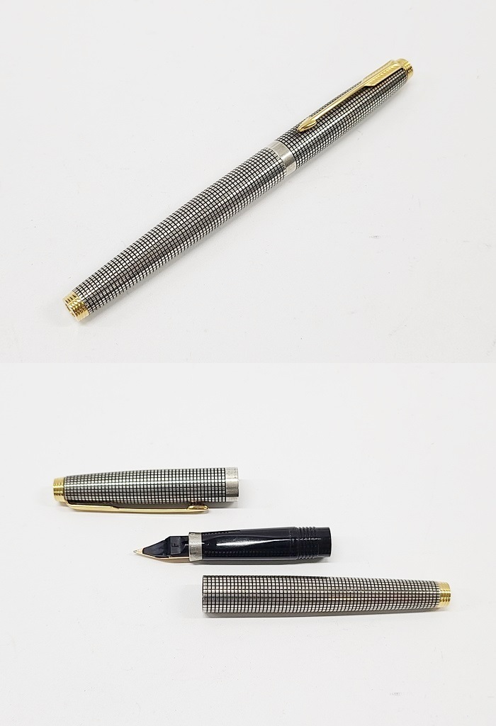 ☆PARKER パーカー 万年筆&ボールペンセット ペン先 14K スターリング