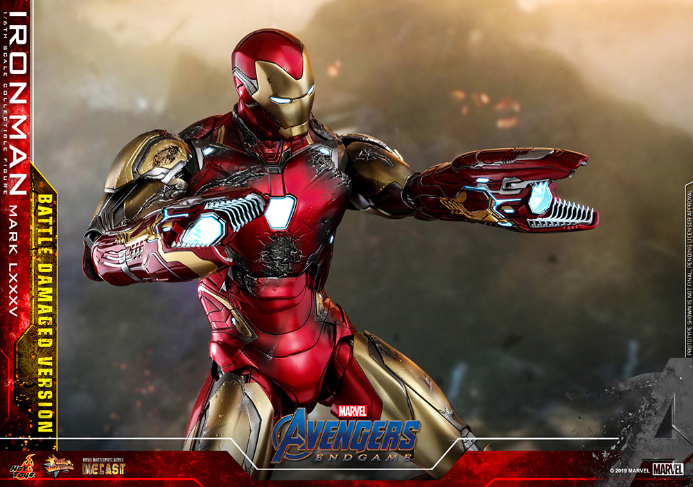 1/6 hot игрушки игрушка sapiens ограничение Avengers Ⅳ end игра Ironman * Mark 85 Battle повреждение версия бонус версия 