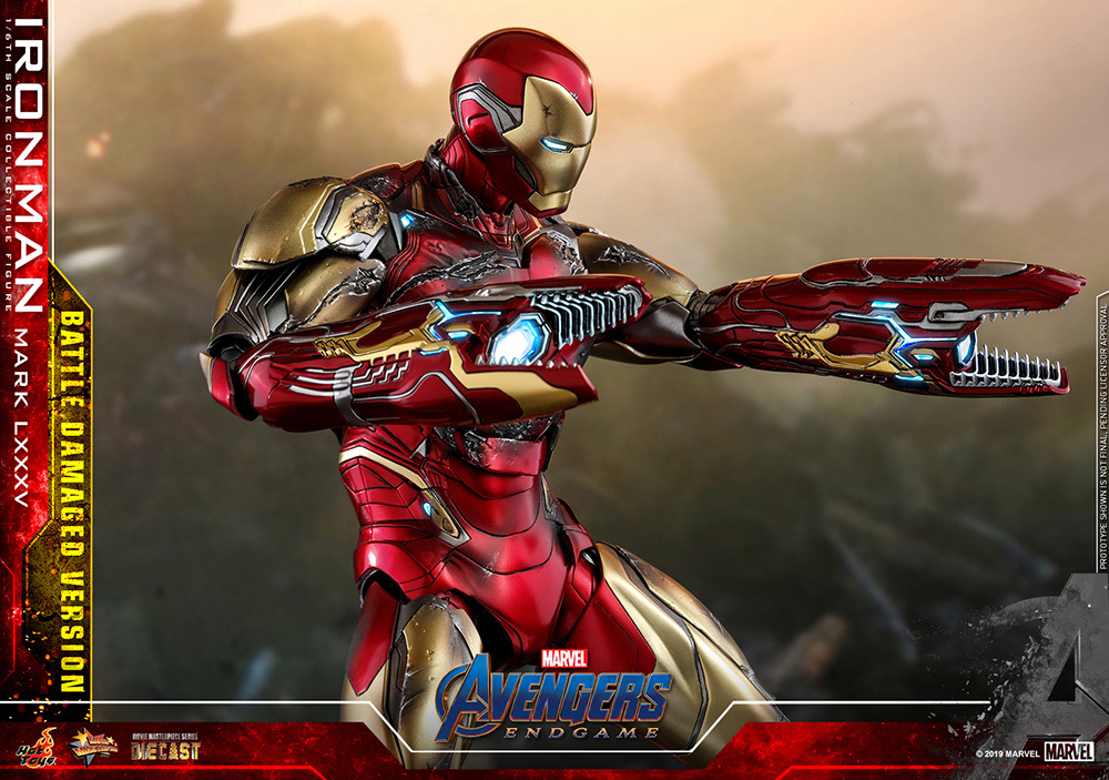 1/6 hot игрушки игрушка sapiens ограничение Avengers Ⅳ end игра Ironman * Mark 85 Battle повреждение версия бонус версия 