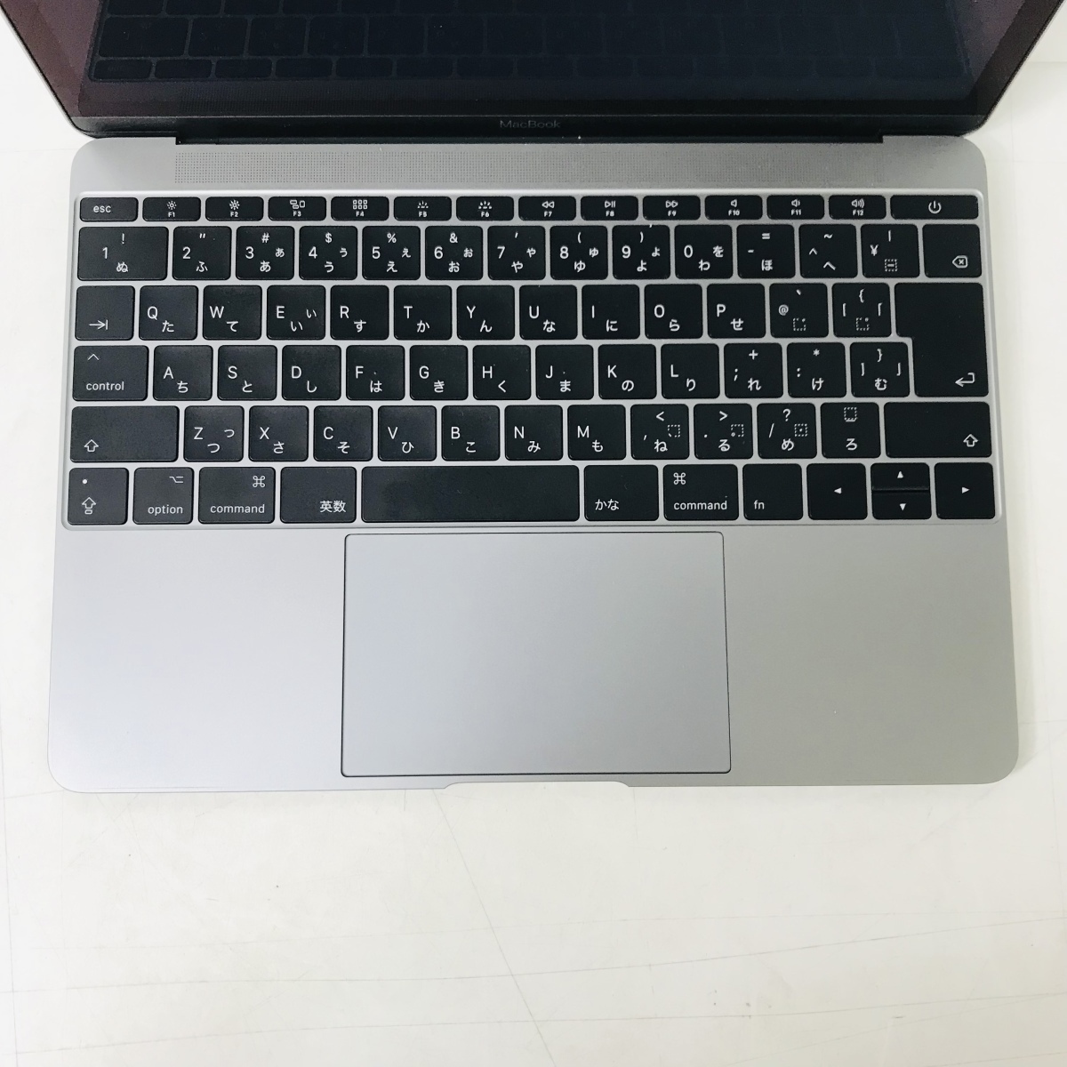 美品 MacBook 12インチ（Mid 2017） Core m3 1.2GHz/8GB/SSD 256GB スペースグレイ MNYF2J/A  動作確認済み