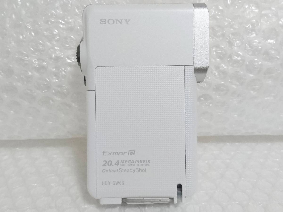 展示品+廃盤品　SONY　HDR-GW66V-W　ホワイト　HDR-GW66　デジタルHDビデオカメラレコーダー_画像3