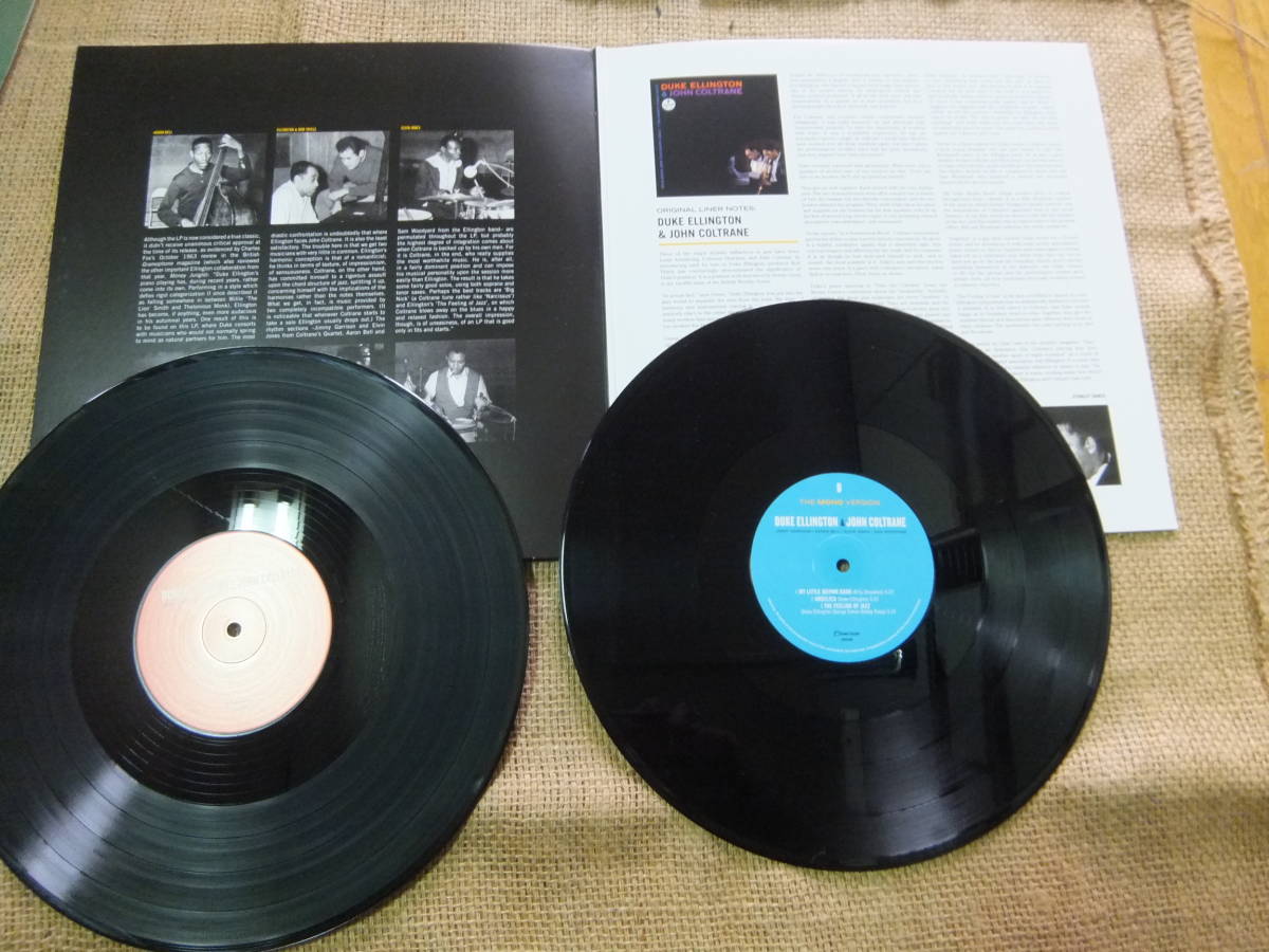 DUKE ELLINGTON&JOHN COLTRANE/THE STEREO&MONO VERSIONS EU盤 2枚組 重量盤_画像3